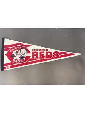 Cincinnati Reds MLB Felt Pennant Vintage Sports Memorabilia 30" Long